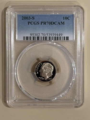 2003 10c clad pcgs pr70dcam - pcgs,