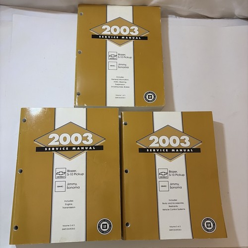 2003 service manual blazer - service,