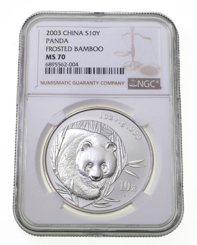 2003 cina s10y - argento, panda
